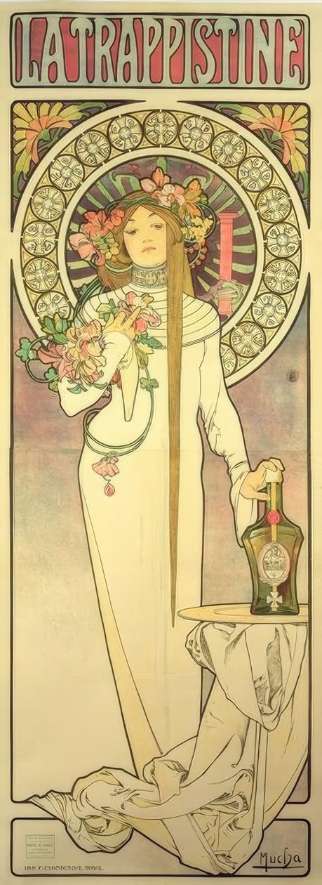 La Trappistine od Alphonse Mucha