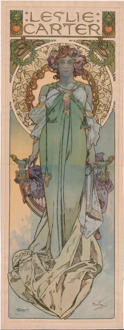Leslie Carterová od Alphonse Mucha