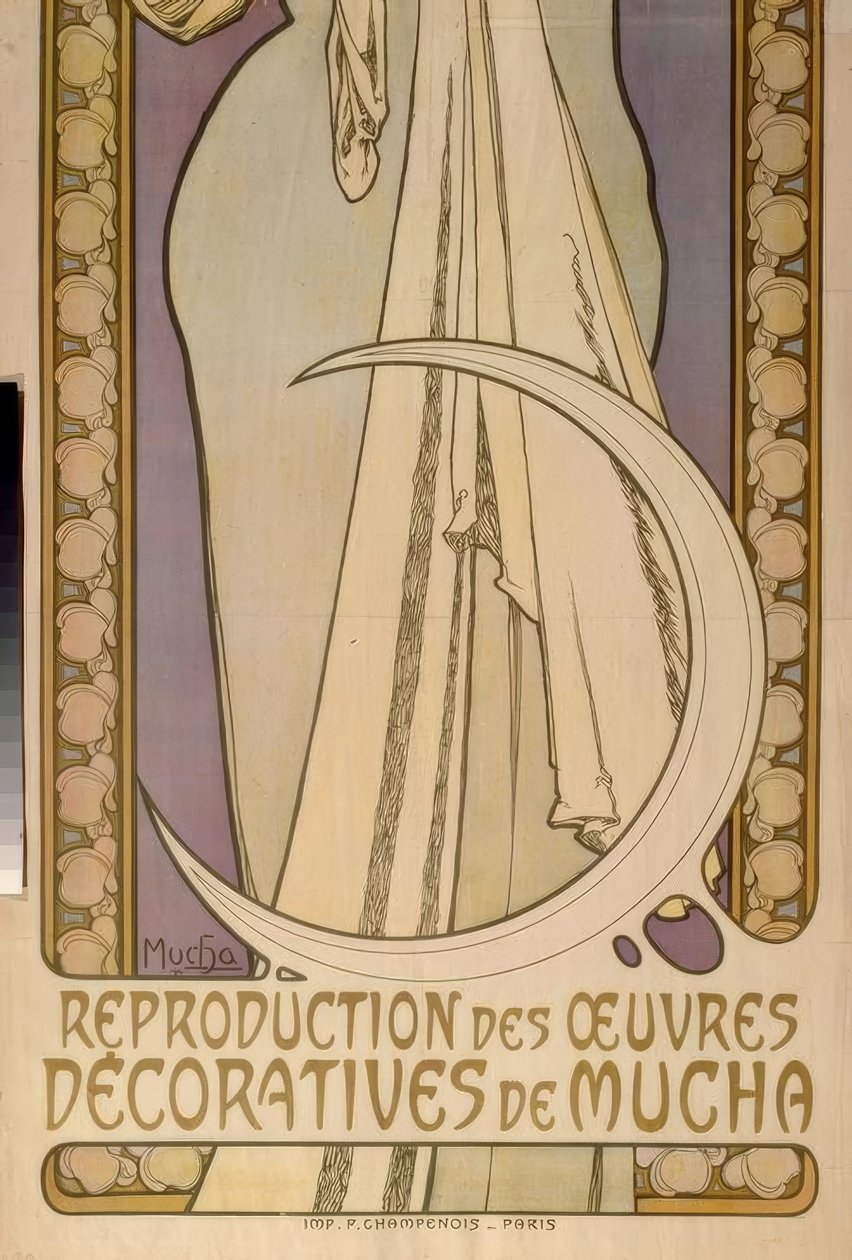 Lygie - Reprodukce dekorativních děl od Muchy od Alphonse Mucha