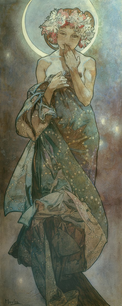 Moonlight od Alphonse Mucha