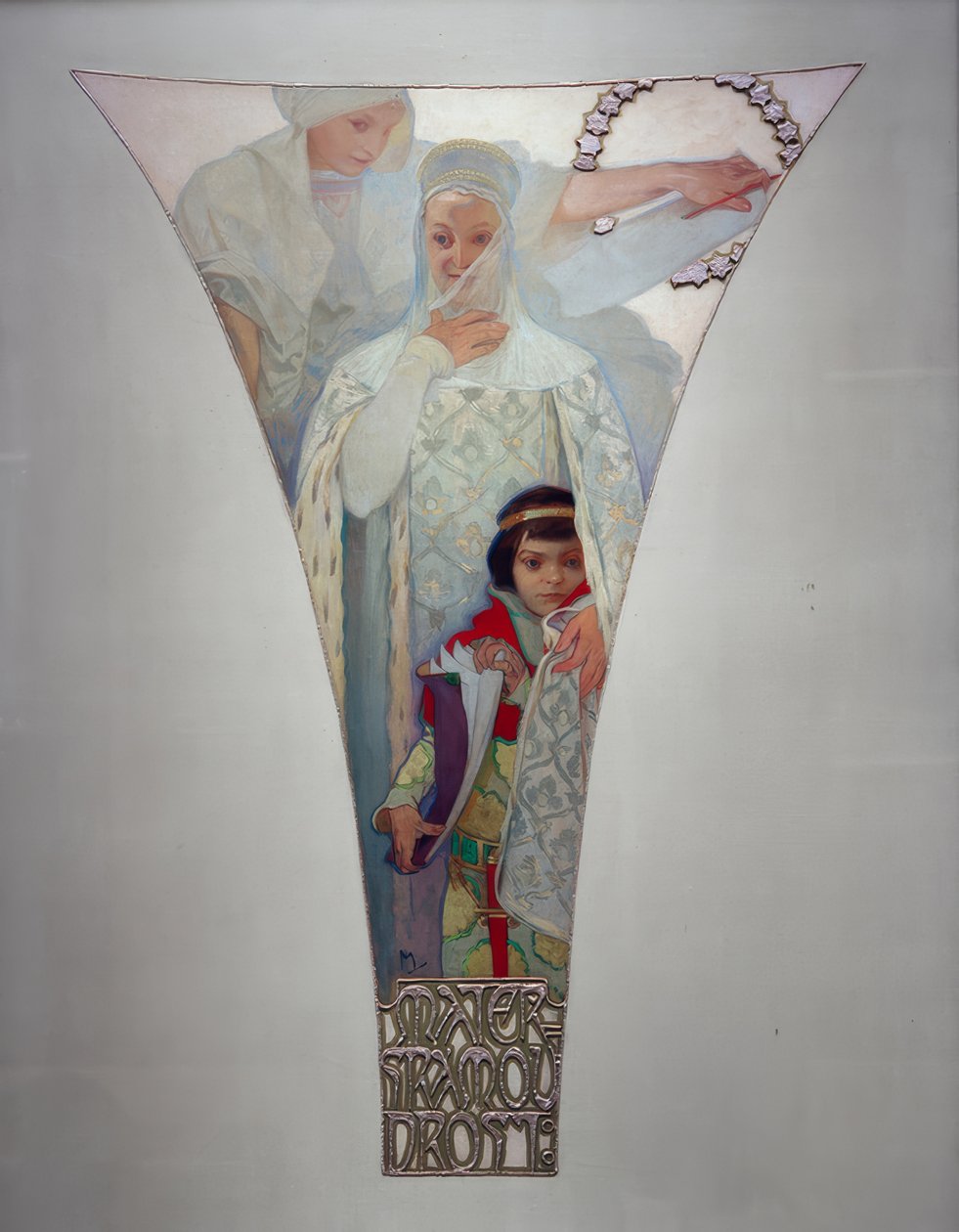 Mateřská moudrost - Eliška Přemyslovna od Alphonse Mucha