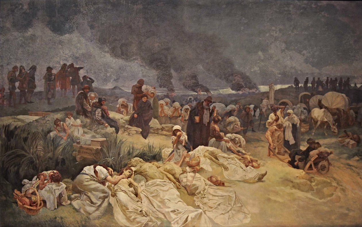 Petr Chelčický ve Vodňanech Cyklus Slovanská epopej od Alphonse Mucha