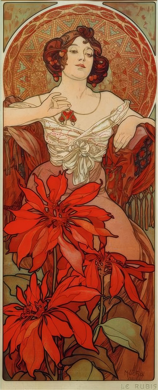 Vtírat od Alphonse Mucha