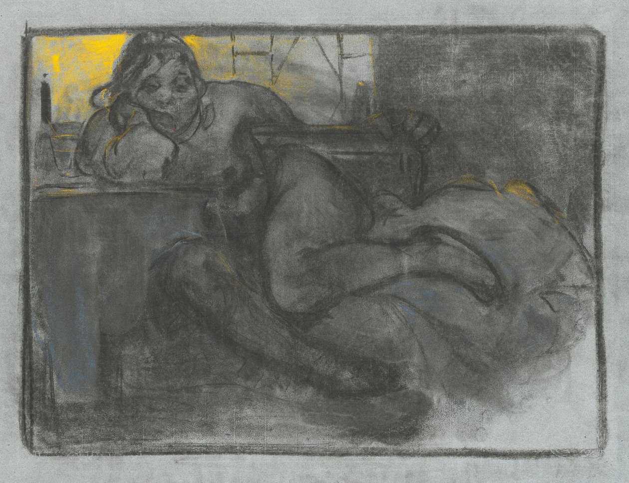 Piják absinthu, 1900-1905 od Alphonse Mucha
