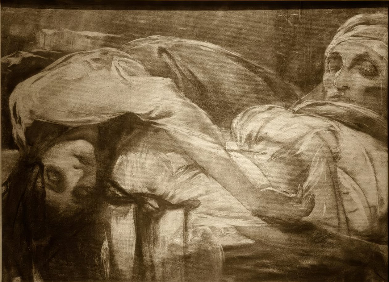 Hasanaga nevěsta zemřela od Alphonse Mucha