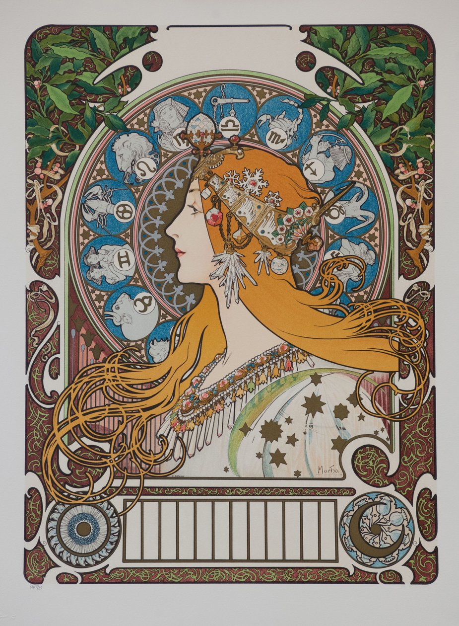 Zodiac Zodiac, 1896. od Alphonse Mucha
