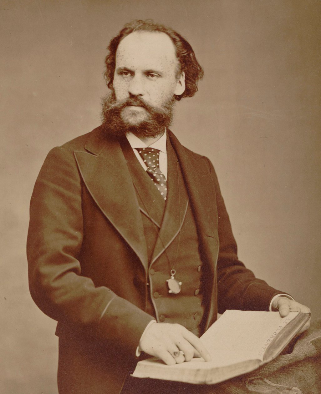 Portrét skladatele Charlese Lenepveu 1840-1910, 1875. od Alphonse Terpereau