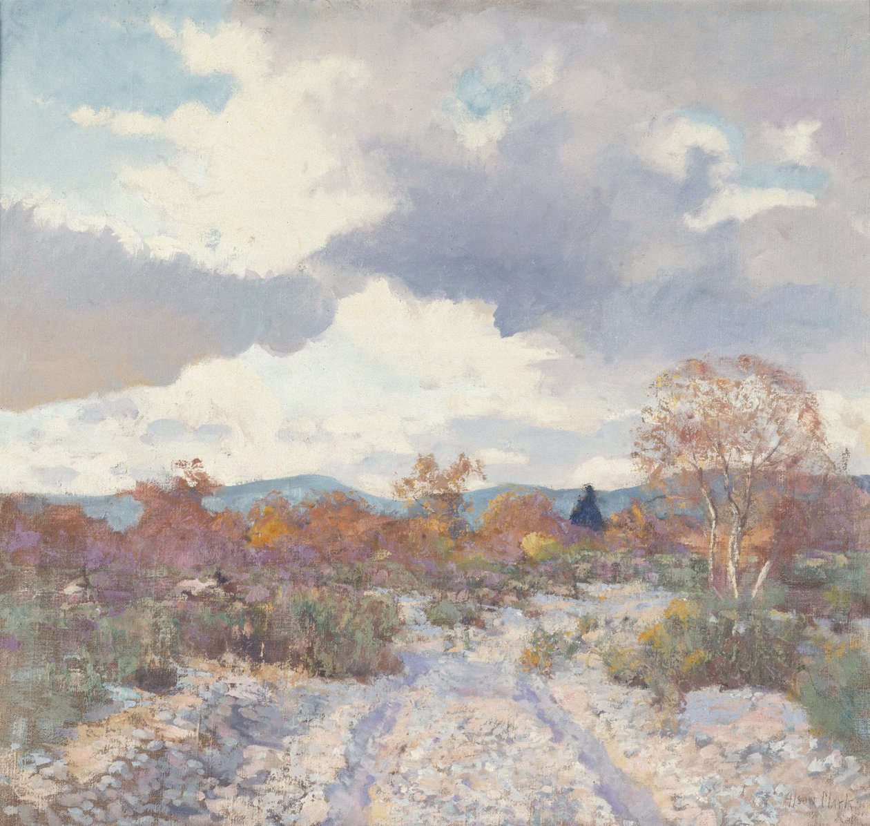 Palm Springs, kolem roku 1925 (olej na plátně) od Alson Skinner Clark
