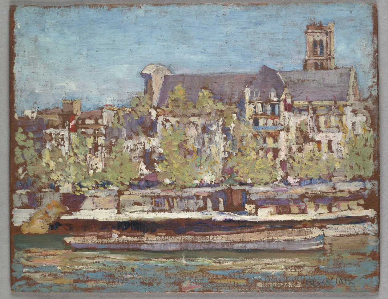Saint Gervais, Paříž (olej na palubě) od Alson Skinner Clark