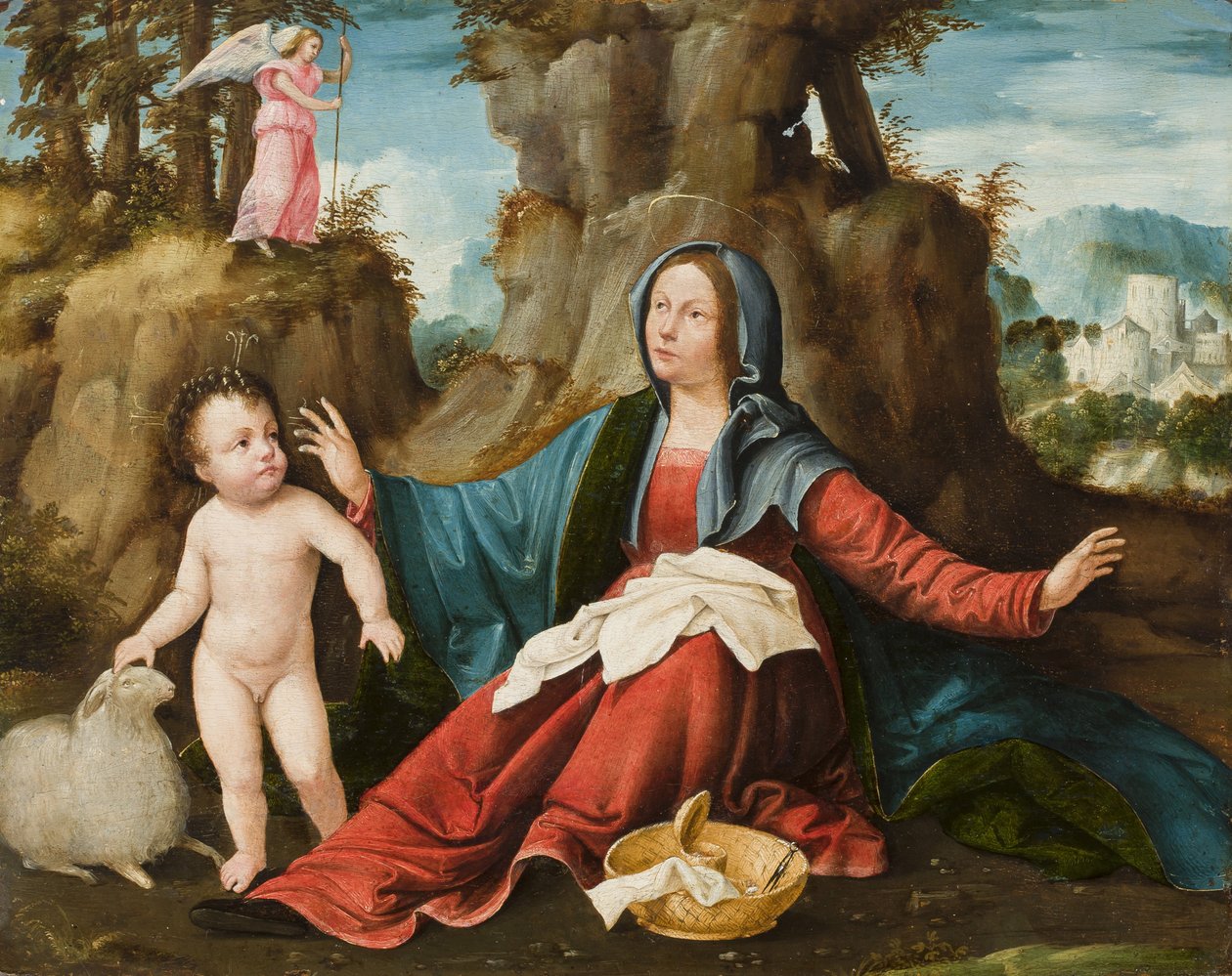 Vidění Panny Marie, kolem 1518-20 od Altobello Melone