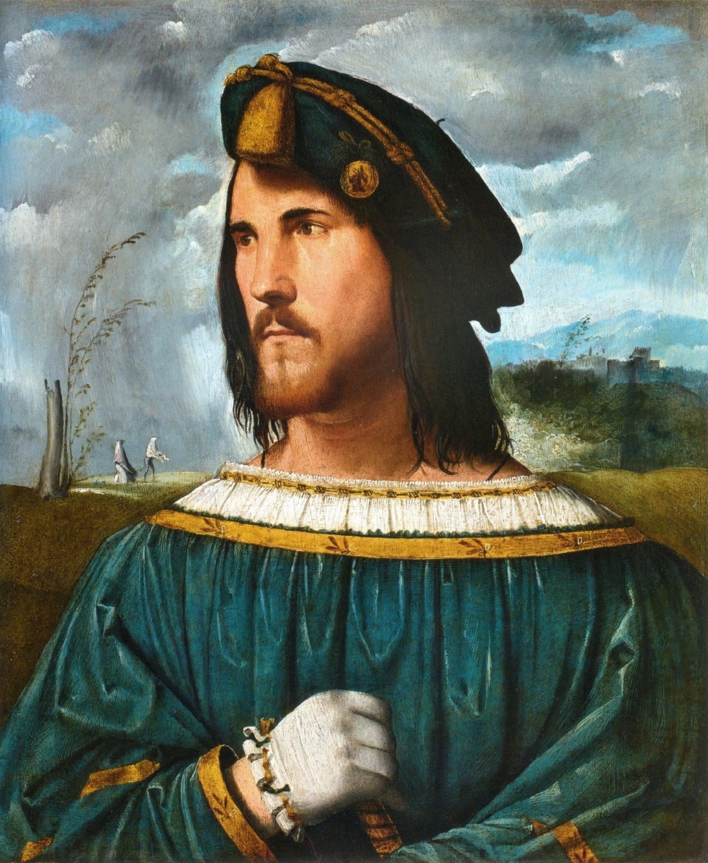 Portrét gentlemana alias Cesare Borgia (1475-1507) od Altobello Melone