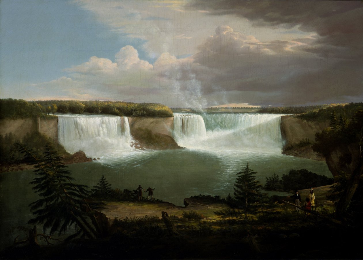 Celkový pohled na vodopády Niagara od Alvan Fisher