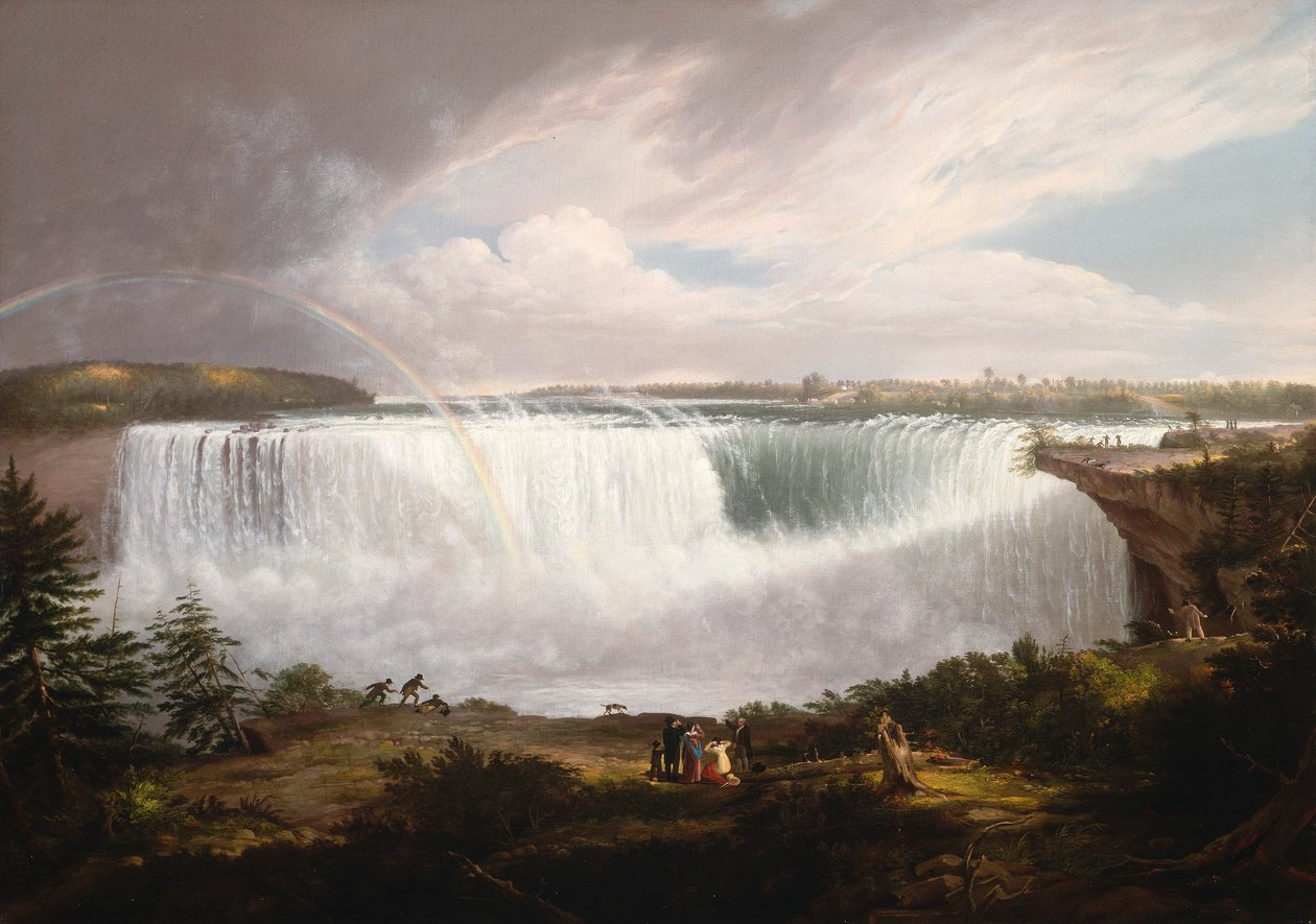 Velký podkovovitý vodopád, Niagara od Alvan Fisher