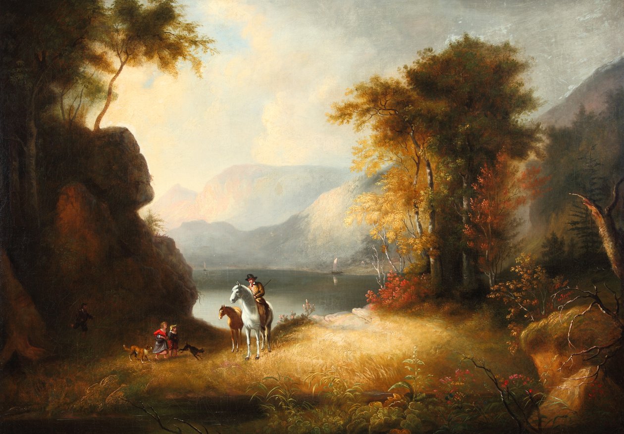 Návrat domů 1835 (olej na plátně) od Alvan Fisher