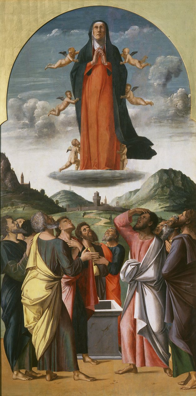 Nanebevzetí Panny Marie, 1476-78 od Alvise Vivarini