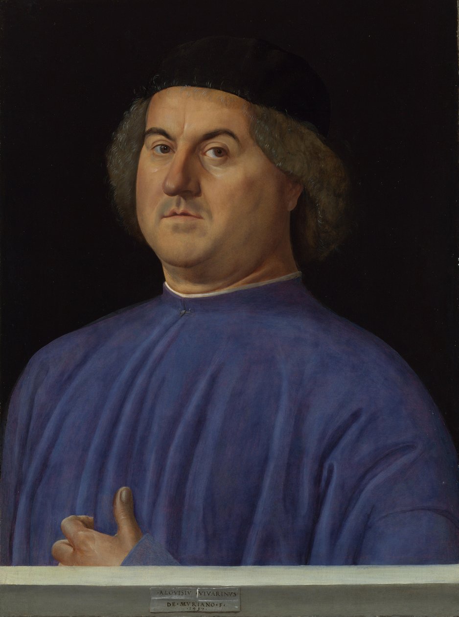 Portrét muže, 1497 od Alvise Vivarini