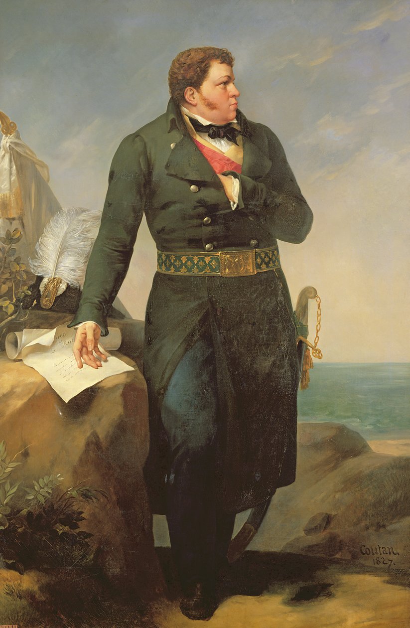 Portrét Georgese Cadoudala (1771-1804) 1827 (olej na plátně) od Amable Paul Coutan