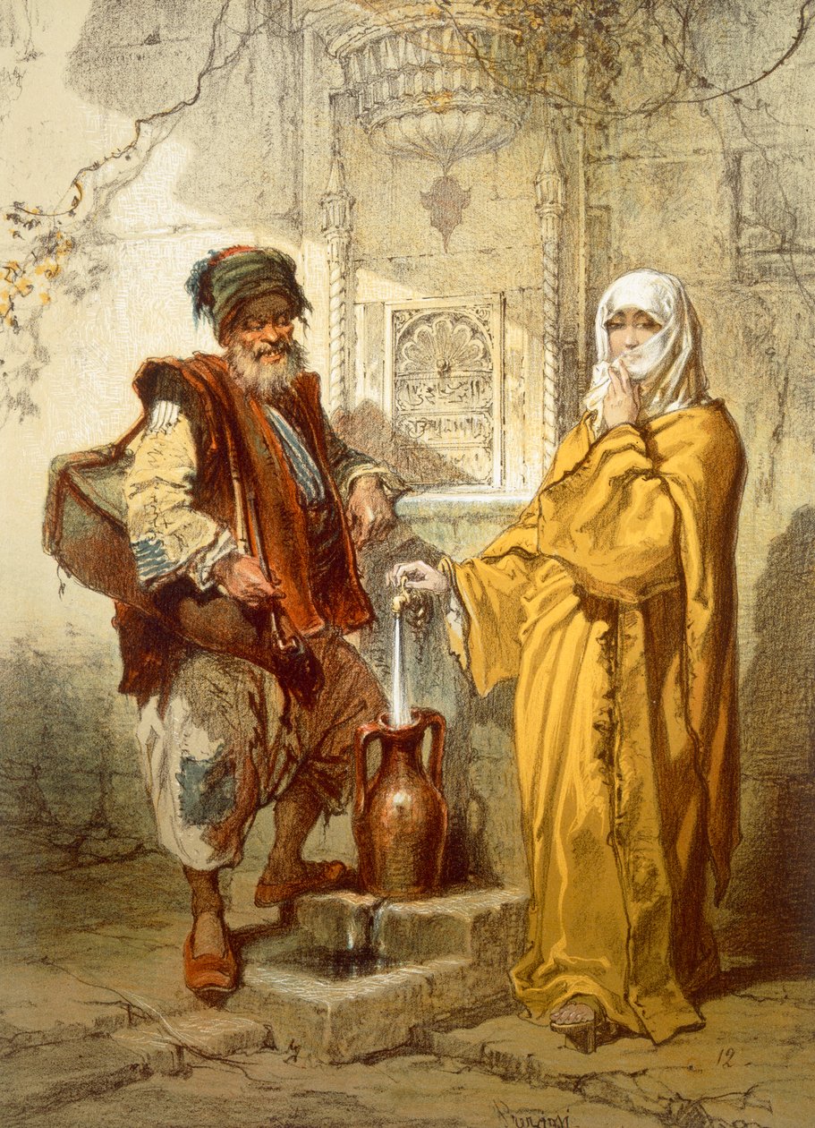 Nosič vody, 1865 od Amadeo Preziosi