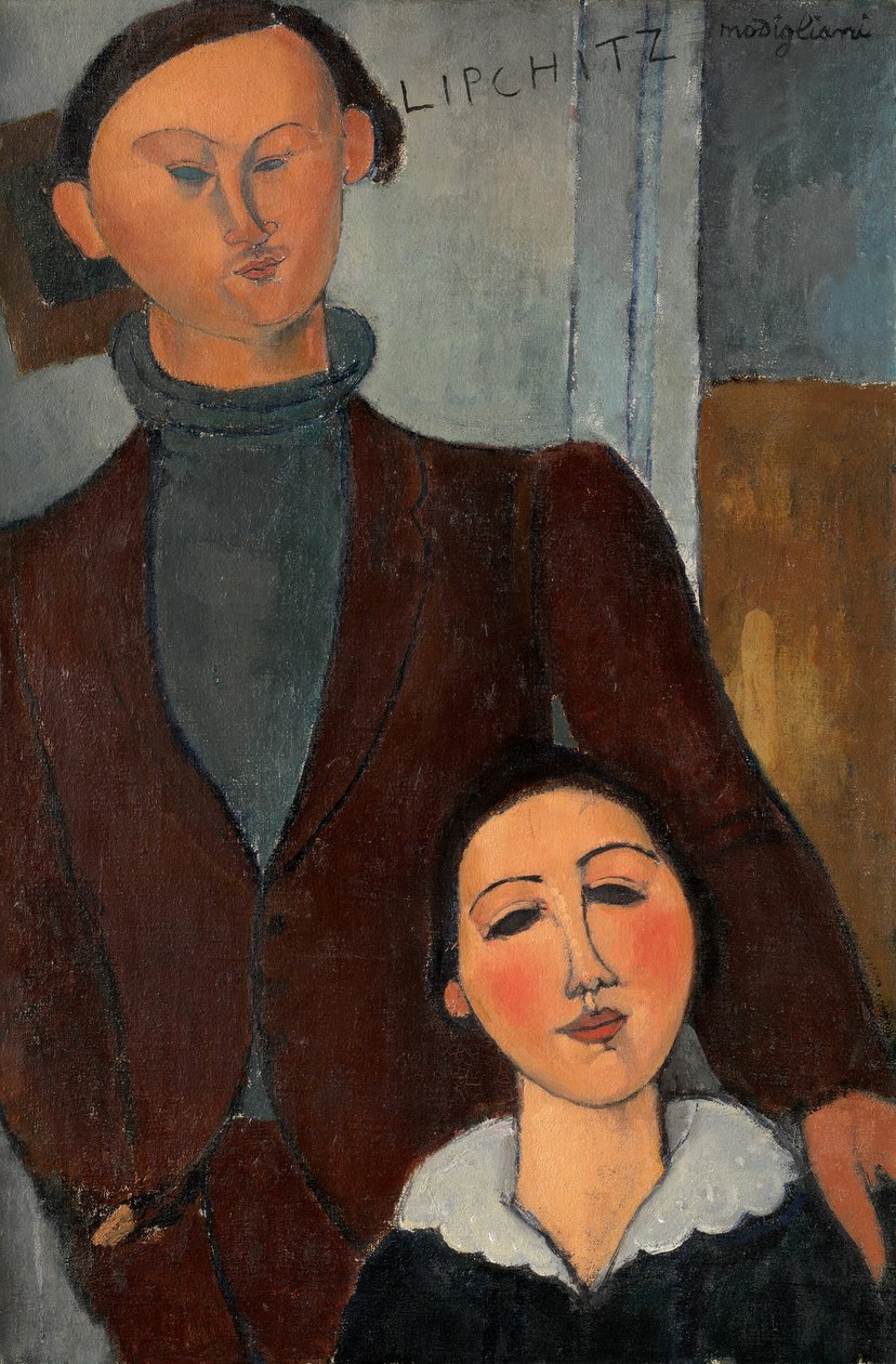 Jacques a Berthe Lipchitzovi, 1916. od Amedeo Modigliani