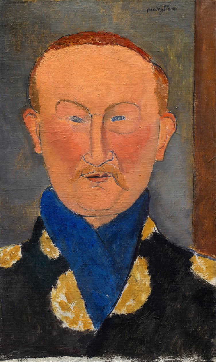 Léon Bakst, 1917. od Amedeo Modigliani