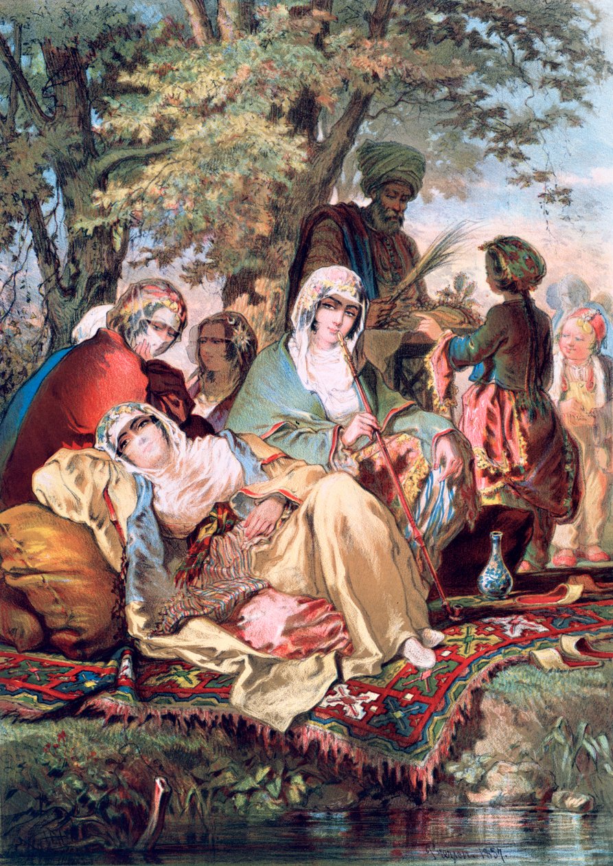 Hareem, 1857 od Amadeo Preziosi