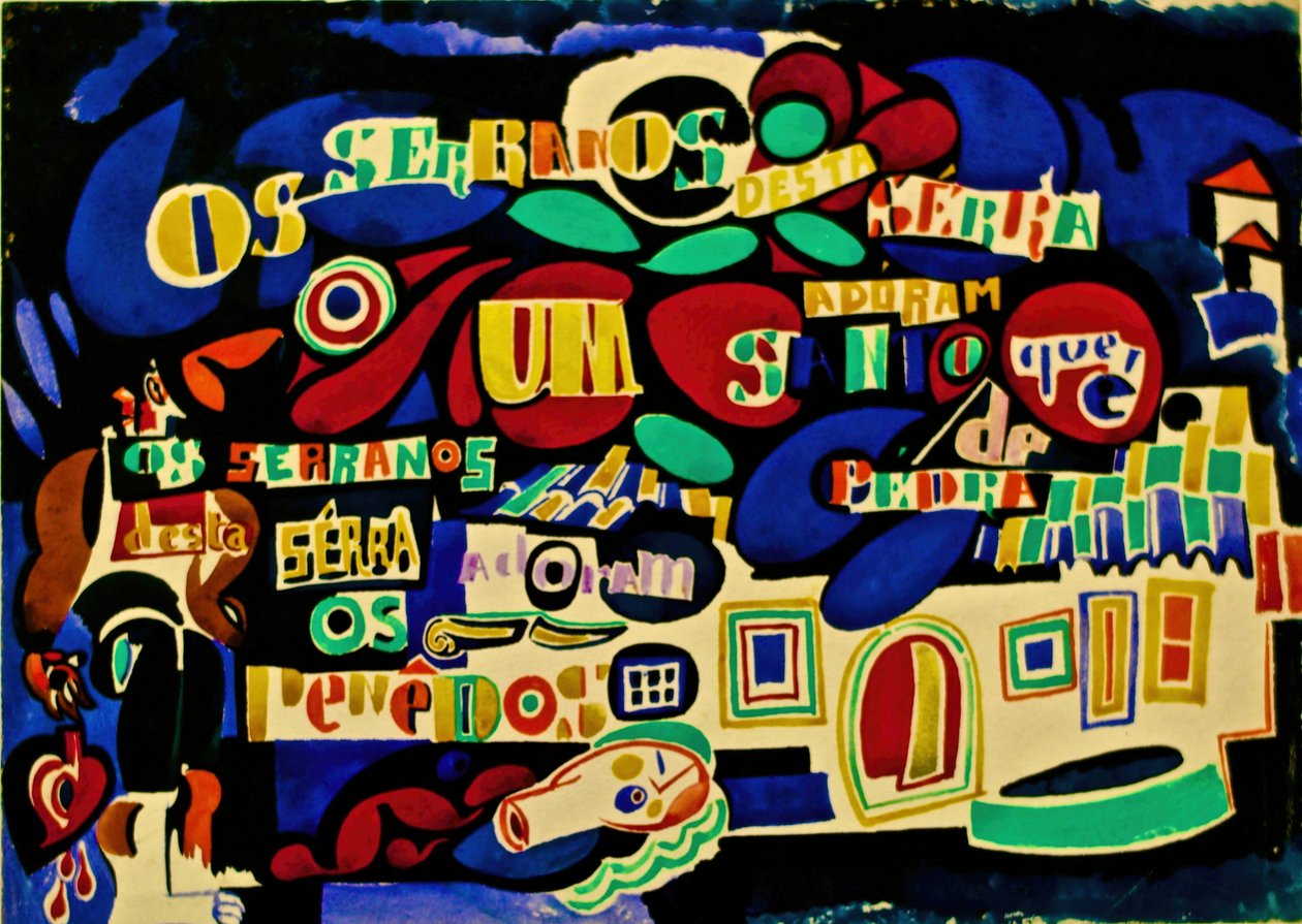 Serrana Poem in Color, cca 1915 (akvarel na papíře) od Amadeu de Souza Cardoso