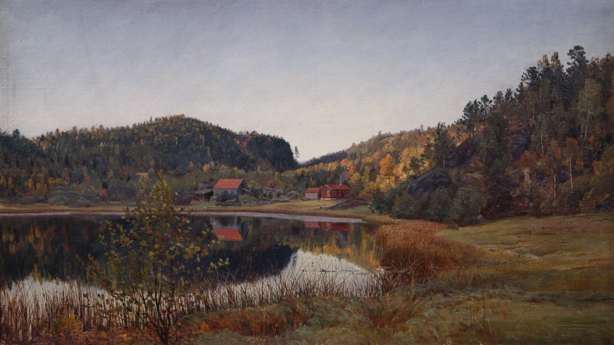 Trom Tjenndalen u Risøru od Amaldus Nielsen