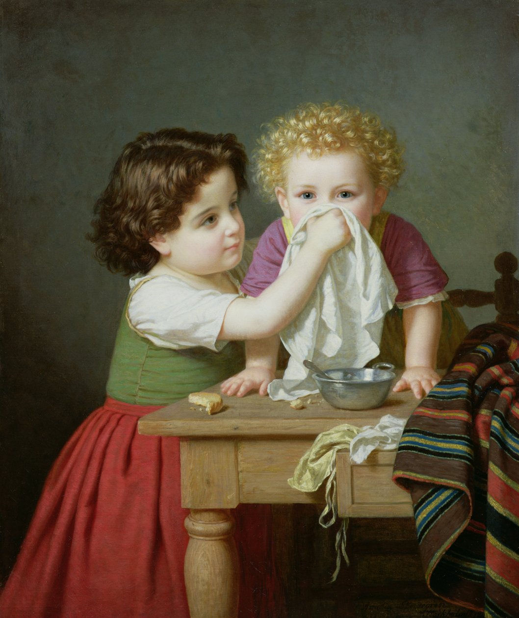 Mateřský instinkt, 1872 od Amalia Lindegren