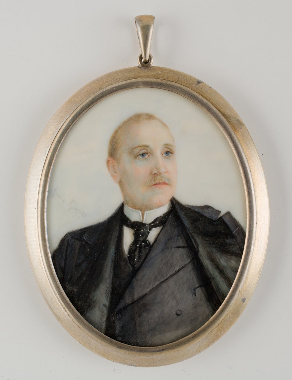 Portrét muže, pravděpodobně Richard Townsend od Amalia Kussner