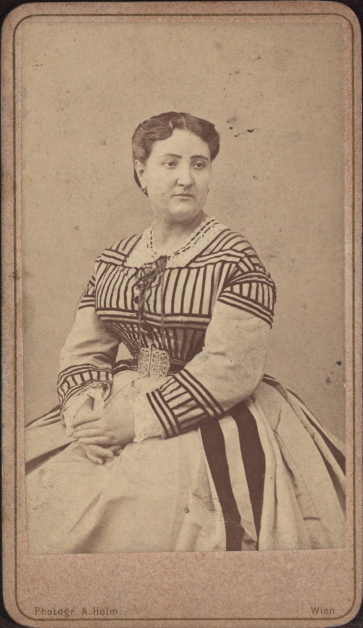 Portrét operní pěvkyně Carlotty Patti 1835-1889. od Amand Helm