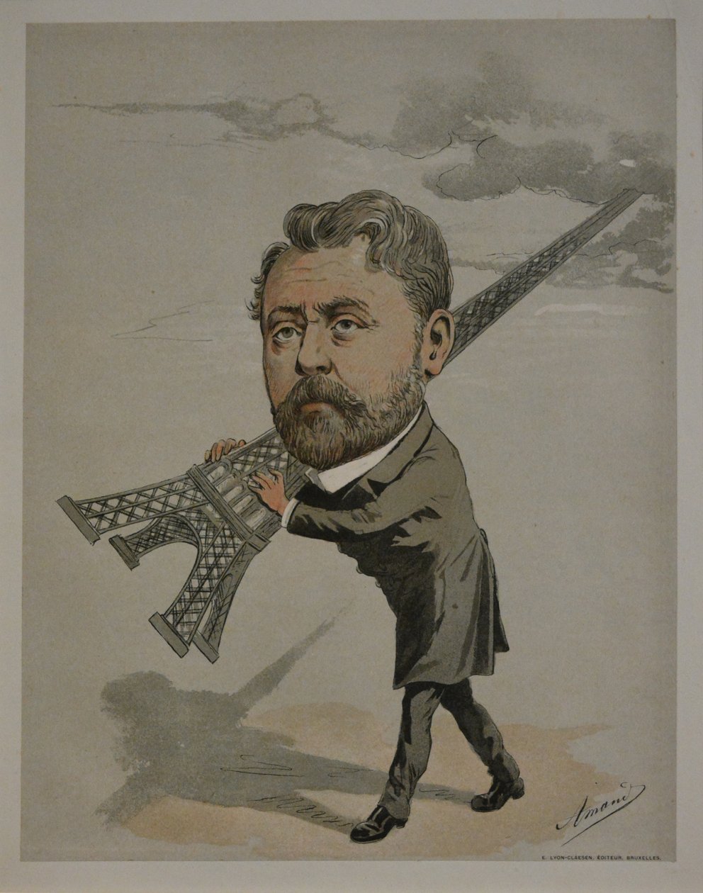 Gustave Eiffel z: Muži století. od Amand Vaché