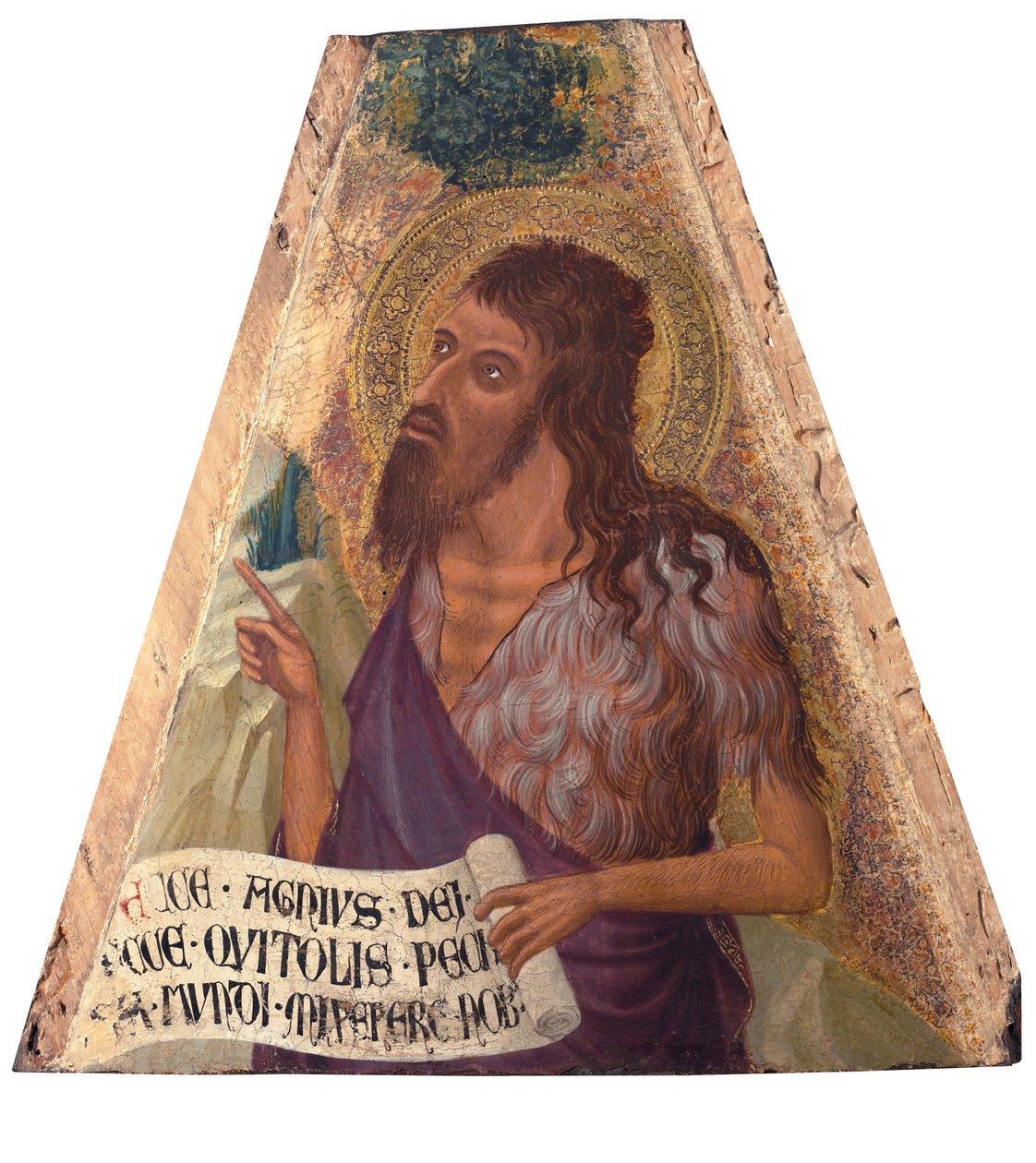 Svatý Jan Křtitel od Ambrogio Lorenzetti