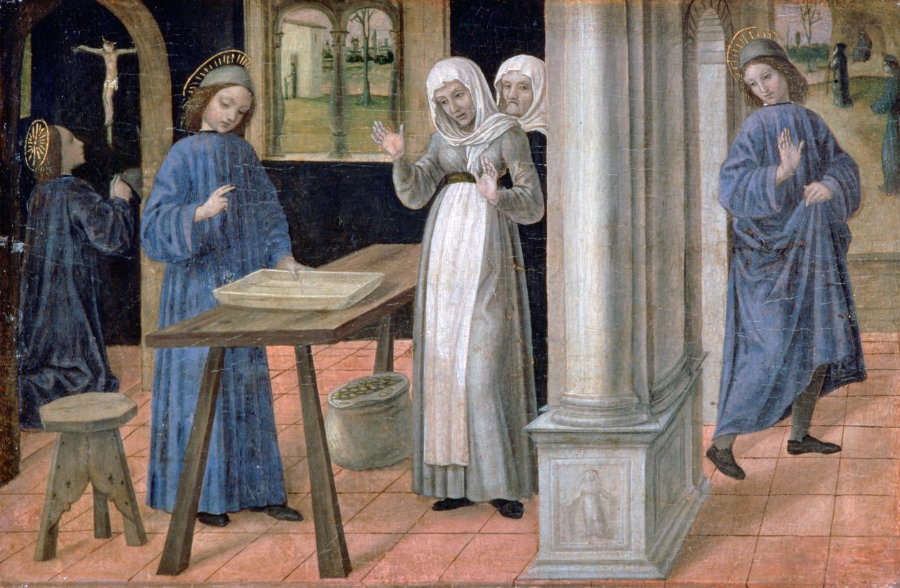 Svatý Benoît, c1480-1523 od Ambrogio Bergognone