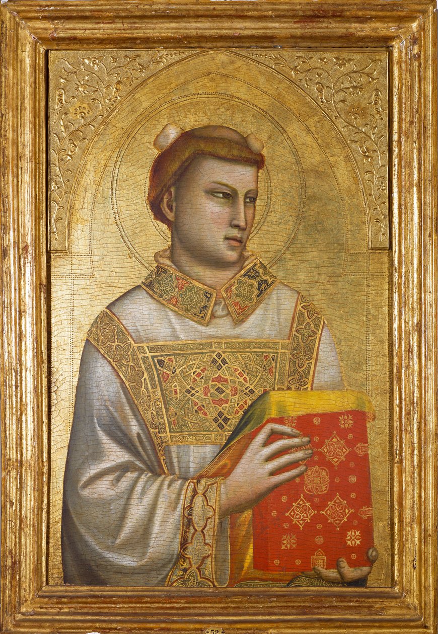Reprezentace svatého Štěpána (malba na dřevě, cca 1320-1325) od Ambrogio Bondone (workshop) Giotto