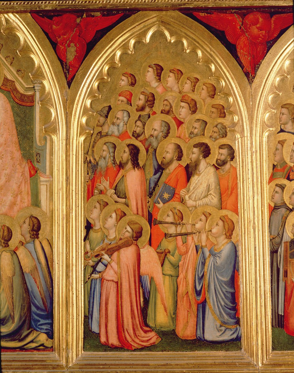 Polyptych Korunovace Panny Marie (pravý prostřední panel) (viz také 66540-66551) od Ambrogio Bondone Giotto