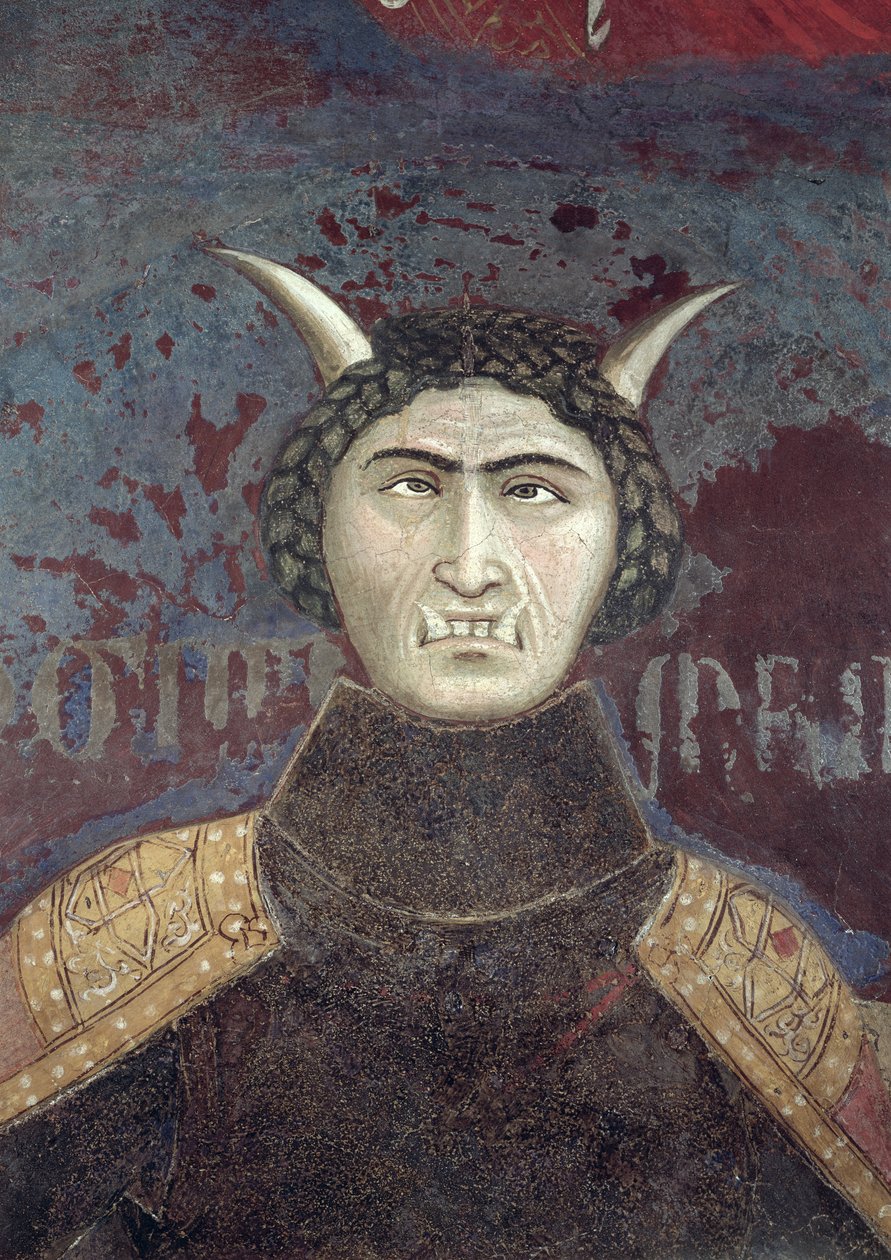 Alegorie špatné vlády, detail tyranie, 1338-40 od Ambrogio Lorenzetti