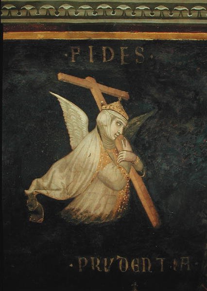 Alegorie dobré vlády, detail víry od Ambrogio Lorenzetti