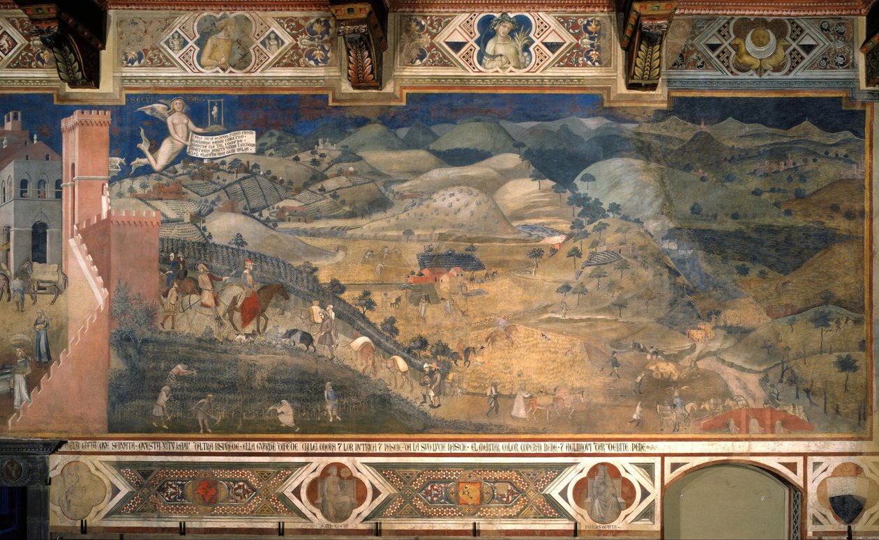 Závěsný od Ambrogio Lorenzetti