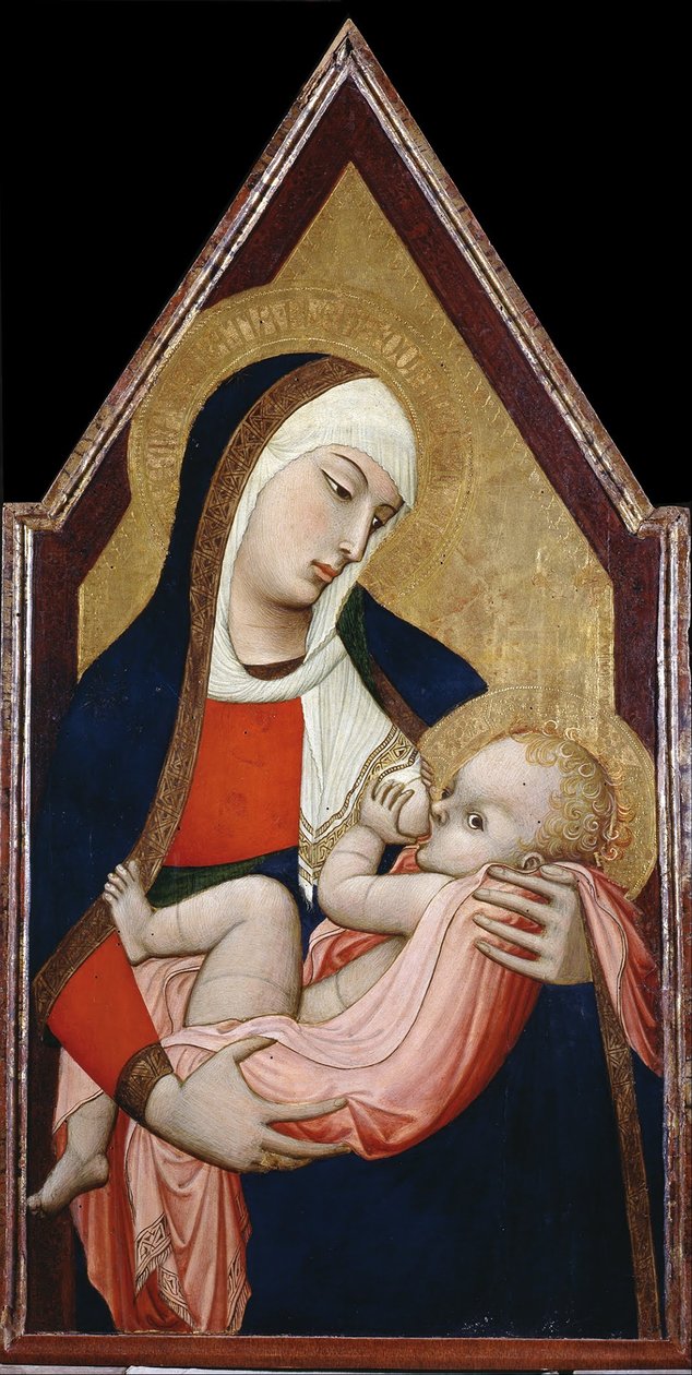 Madona z mléka, mezi 1325 a 1348 od Ambrogio Lorenzetti