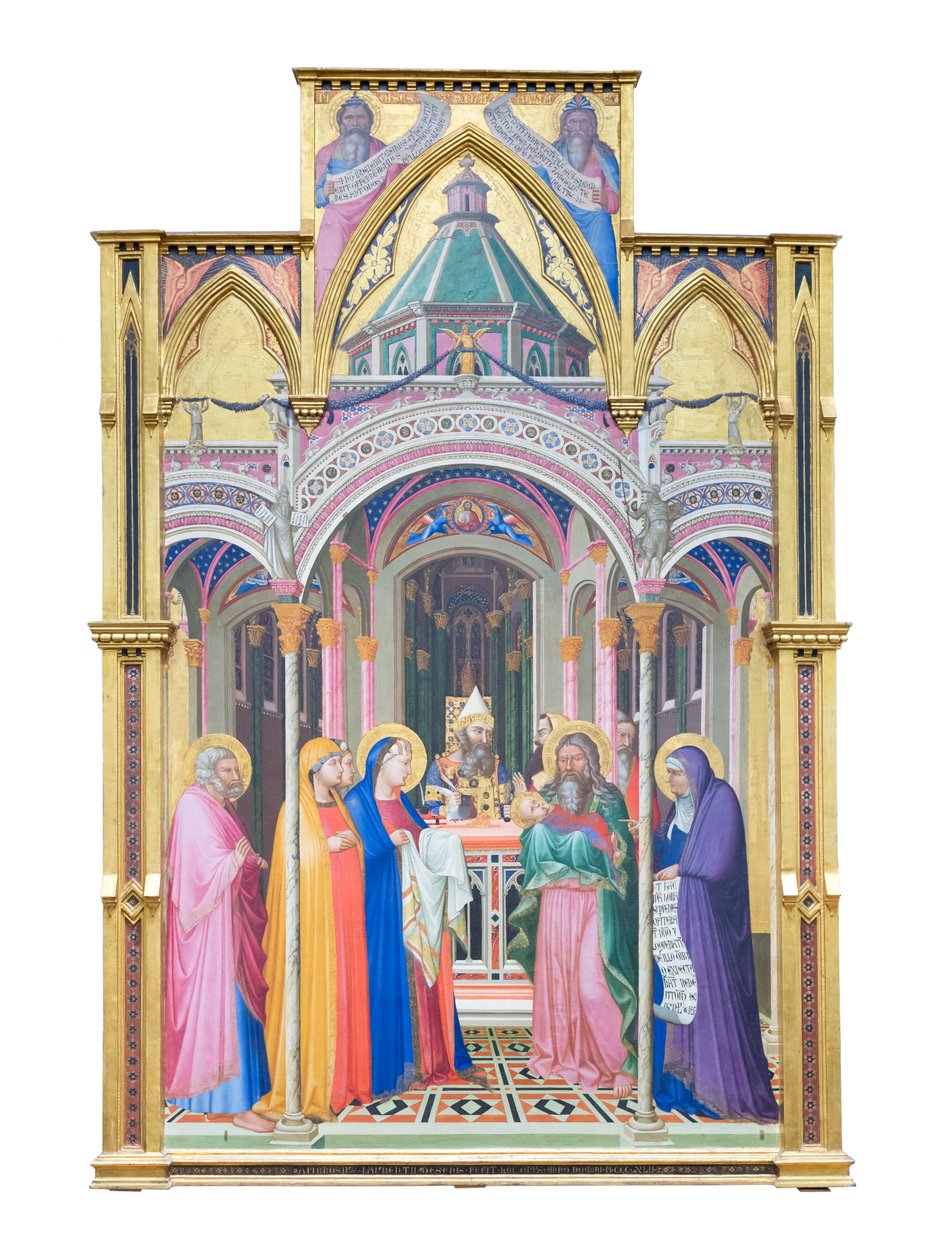 Představení Ježíše v chrámu od Ambrogio Lorenzetti