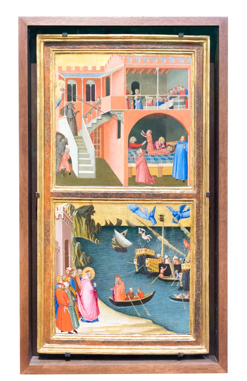 Příběhy ze života svatého Mikuláše od Ambrogio Lorenzetti