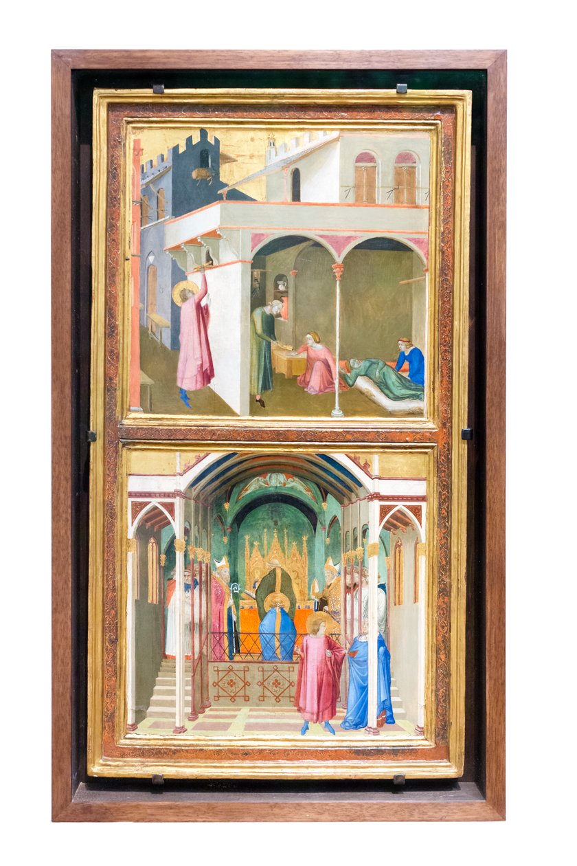 Tarinoita Pyhän Nikolauksen elämästä od Ambrogio Lorenzetti