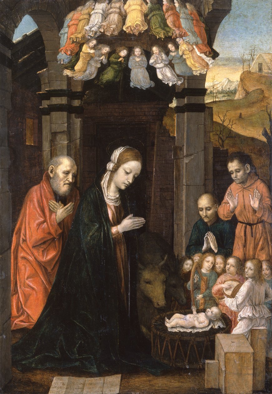 Klanění pastýřů od Ambrogio da Fossano (c.1460 1523)