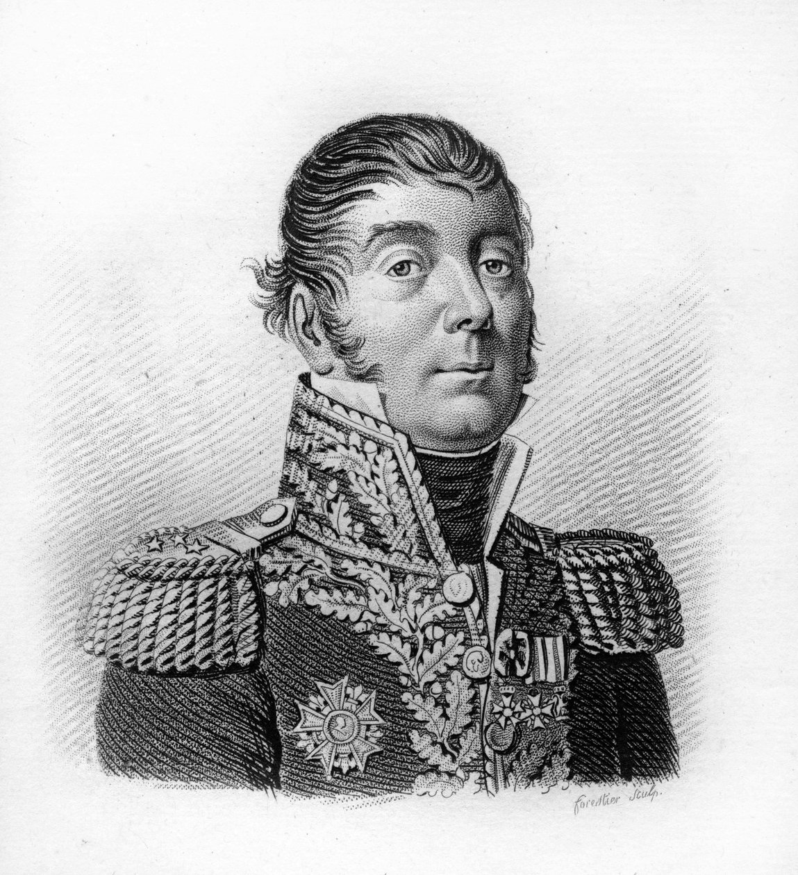 Antoine Guillaume Rampon (1759-1842) - v „Portrétech francouzských generálů po vítězstvích a výbojích Francouzů““. Vyryl Ambroise Tardieu v roce 1818. Sbírka Stella. od Ambroise Tardieu