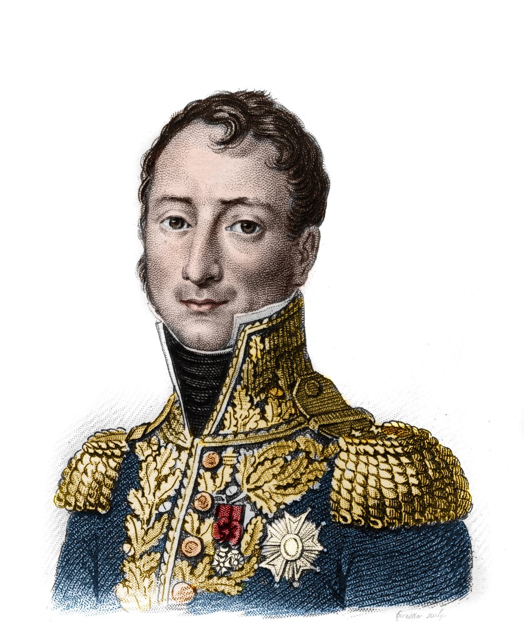 Auguste Jean Gabriel CAULAINCOURT (Jean-Gabriel) (1777-1812) - Hrob Ambroise Tardieu v roce 1818. od Ambroise Tardieu