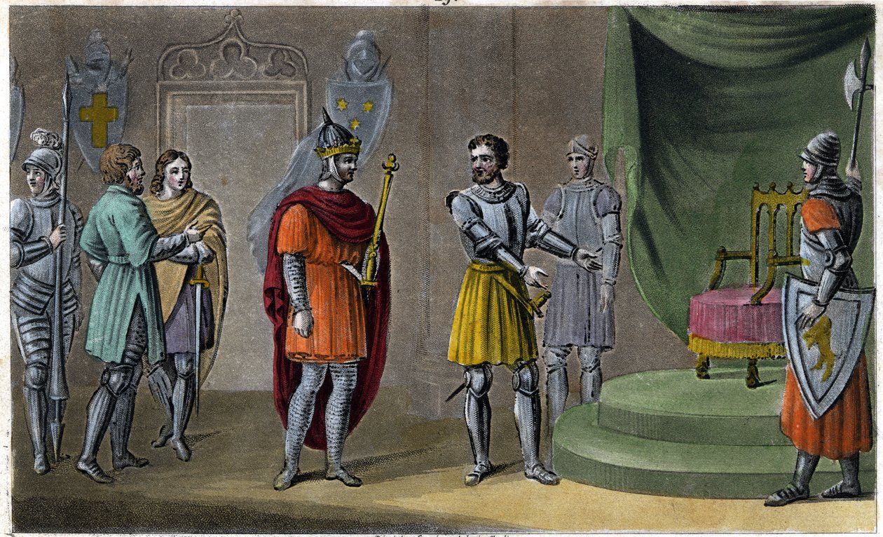 Chilperic II (670 - 721) byl dosazen na trůn Rainfroi v roce 715. Navrhl a vyryl Ambroise Tardieu v roce 1825. od Ambroise Tardieu
