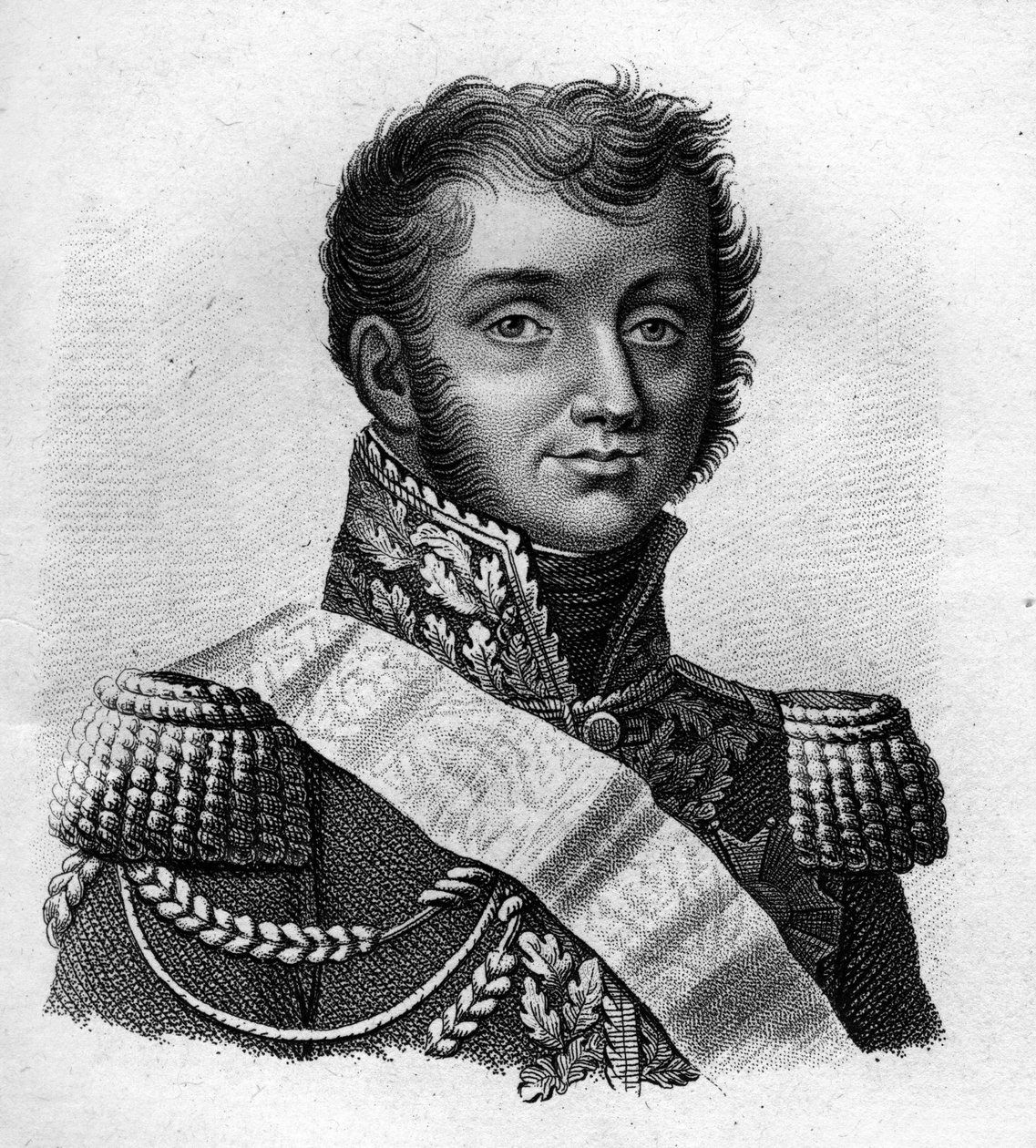 Hrabě Henri Gatien Bertrand (1773-1844), francouzský generál.- v „Portrétech francouzských generálů po vítězstvích a conêtes Francouzů““. Vyryl Ambroise Tardieu v roce 1818. Sbírka Stella. od Ambroise Tardieu