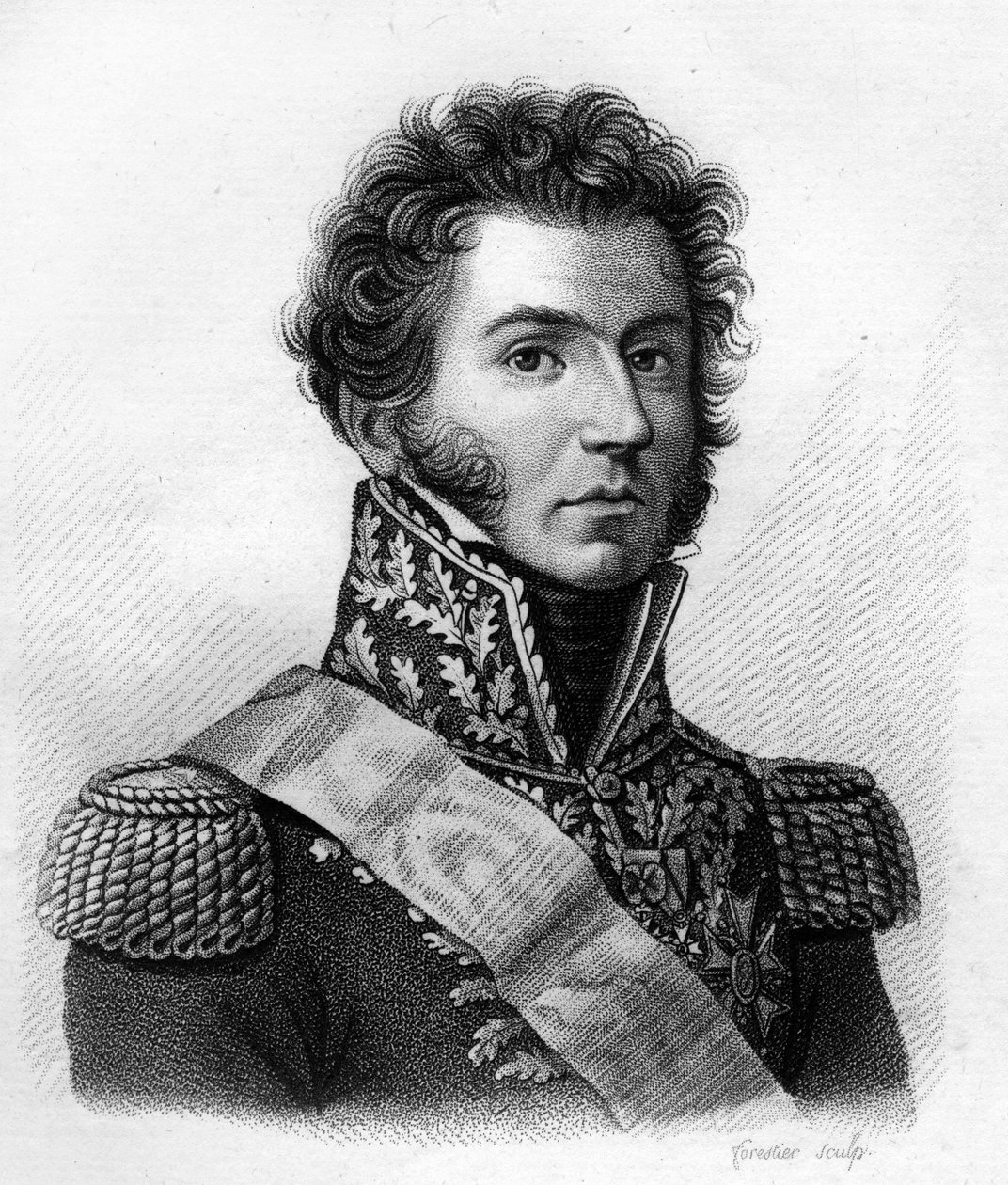 Gabriel Jean Joseph, hrabě Molitor maršál Francie (1770 až 1849).- v „Portrétech francouzských generálů po francouzských vítězstvích a výbojích““. Vyryl Ambroise Tardieu v roce 1818. Sbírka Stella. od Ambroise Tardieu