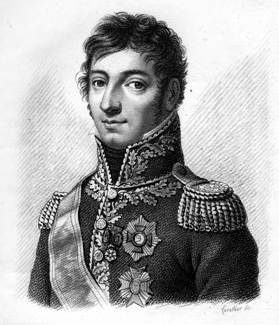 Generál Lefèvre Desnouettes (1773-1822) - v „Portrétech francouzských generálů po vítězstvích a výbojích Francouzů“. Vyryl Ambroise Tardieu v roce 1818. Sbírka Stella. od Ambroise Tardieu