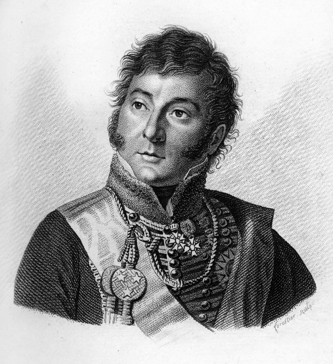 Guillaume Joseph Nicolas LAFON BLANIAC (1773-1833) - v “Portréty francouzských generálů po vítězstvích a výbojích Francouzů””. Vyryl Ambroise Tardieu v roce 1818. Sbírka Stella. od Ambroise Tardieu